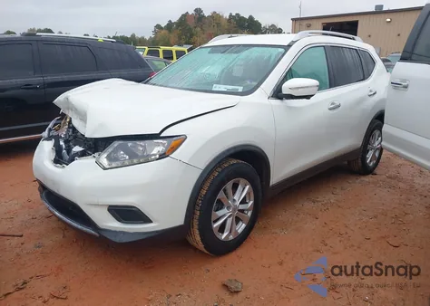 2015 Nissan Rogue Sv z USA, uszkodzony, nr VIN KNMAT2MV4FP566000